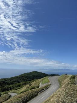 竜飛岬 津軽 青森 海岸 道 峠 竜飛岬 津軽 青森 海岸 道 峠の写真