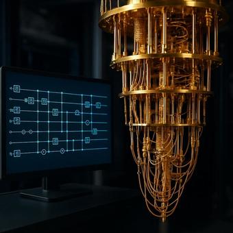 量子コンピューター 量子コンピューターの写真