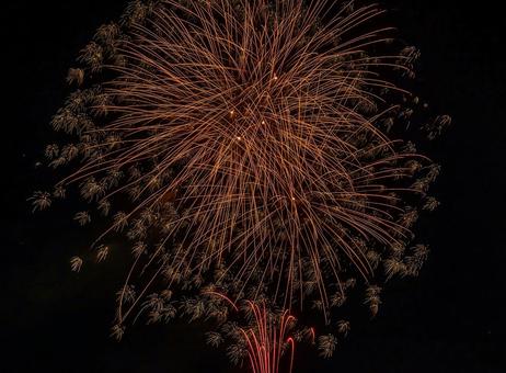 山鹿灯籠まつり納涼花火大会 山鹿灯籠まつり,納涼花火大会,花火の写真素材
