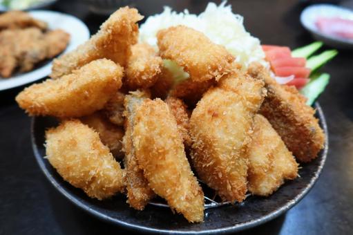 白身魚のフライ（アップ） 白身,魚,フィッシュの写真素材