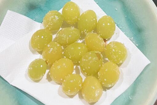 ぎんなん ぎんなん,塩,銀杏の写真素材