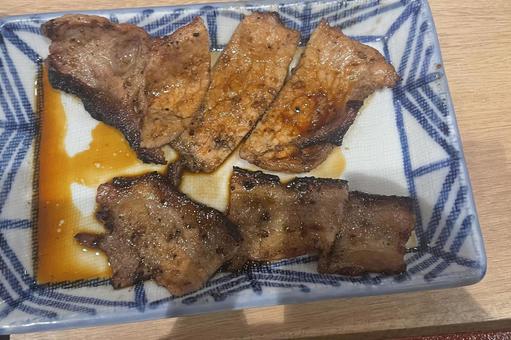 Photo, grilled pork, grilled meat, miso, 