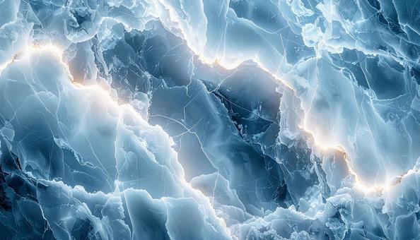 氷結大理石に宿る雷光の写真