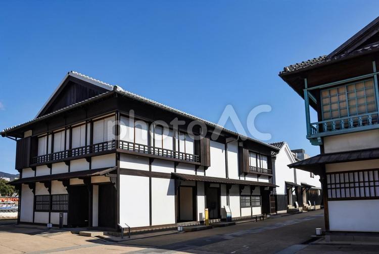 長崎出島　和蘭商館跡 出島,蔵,長崎出島の写真素材