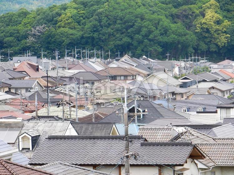 【風景写真】家並みの風景 家並み,街並み,町並みの写真素材