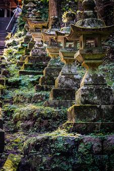 熊本県　上色見熊野座神社の風景 上色見熊野座神社,熊本,高森町の写真素材
