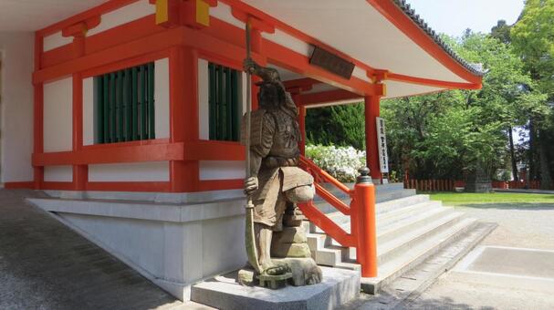 熊野速玉大社　武蔵坊弁慶像 熊野速玉大社,熊野三山,熊野権現の写真素材