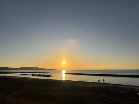 夕焼け　淡路島 淡路島,夕日,夕焼けの写真素材