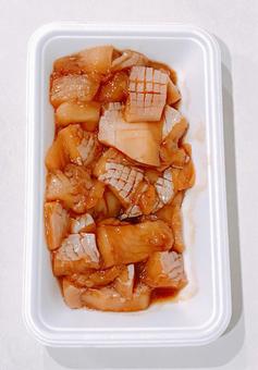 いか照り焼き 照焼,照り焼き,いか照り焼きの写真素材