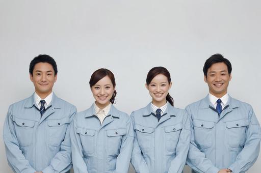 作業服男女のポートレート-5 作業服男女のポートレート-5の写真