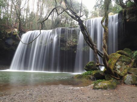 鍋ケ滝 鍋ケ滝,熊本,熊本旅行の写真素材