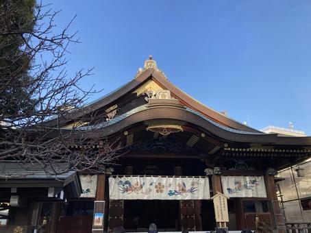 湯島天満宮 湯島天満宮,寺社仏閣,参拝の写真素材