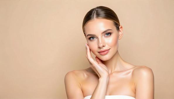 若くて美しい外国人女性のポートレート 若くて美しい外国人女性のポートレートの写真