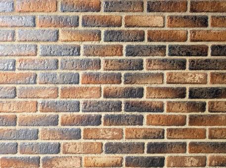 Glossy reddish-brown brick modern wall background, JPG Glossy reddish-brown brick modern wall background, JPG
