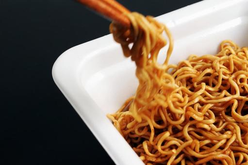 焼きそばのアップ画面 焼きそば,麺類,料理の写真素材