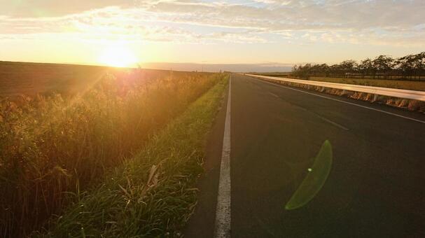 Photo, sunset, pemandangan, esuke, JPG