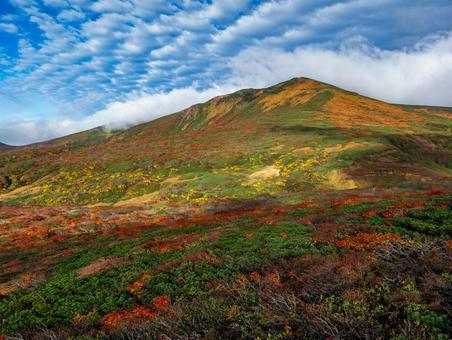 紅葉の栗駒山(須川岳) 紅葉の栗駒山(須川岳)の写真