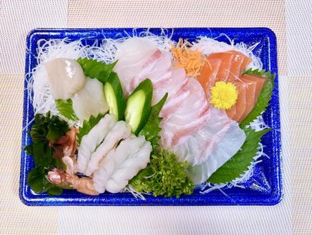 お刺身盛り合わせ お刺身盛り合わせ 刺身,魚,スーパーの写真素材