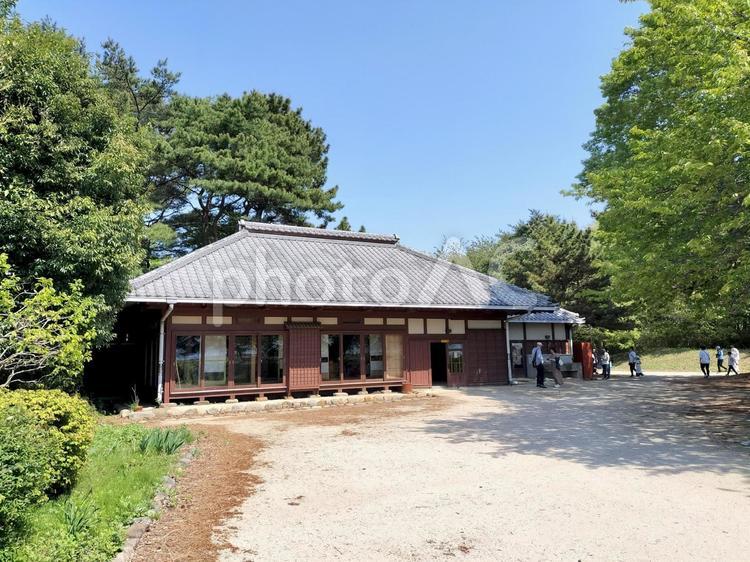 ひたち海浜公園　里の家 国営ひたち海浜公園,古民家,里の家の写真素材