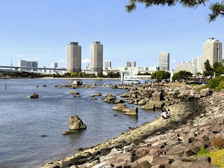 2025年春 昼間の東京お台場の風景 2025年春 昼間の東京お台場の風景 都心,さわやか,りんかい線の写真素材