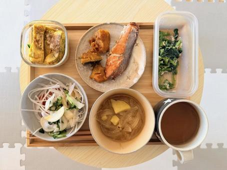 残り物ランチ お家ランチ,昼食,お昼ごはんの写真素材