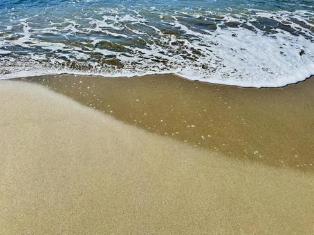 田原海水浴場　夏の海岸 田原海水浴場,海水浴場,海の写真素材