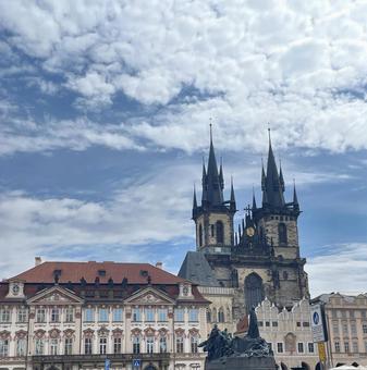 プラハの街並み プラハの街並み,街並み,プラハの写真素材
