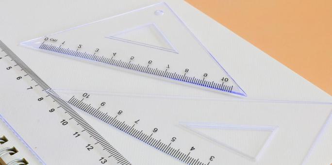 教育イメージ 文房具 ノートと定規 教育イメージ 文房具 ノートと定規の写真