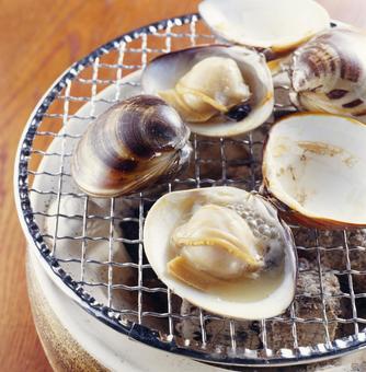はまぐりの海鮮焼き はまぐりの海鮮焼き 蛤,ハマグリ,海鮮焼きの写真素材