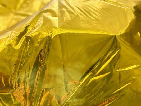 鋭い光沢の金ホイル 金,ゴールド,金色の写真素材