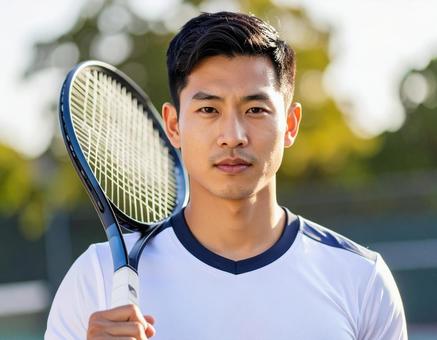 テニスプレーヤー(男性) テニスプレーヤー(男性)の写真