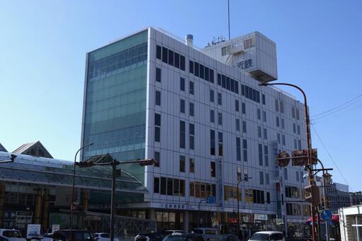 奈良の町並み 近鉄奈良駅前・駅ビル・駅舎 近鉄奈良駅,奈良駅,駅舎の写真素材