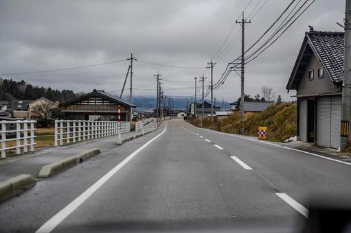 富山県ドライブ 富山県ドライブ ドライブ,車窓,富山県の写真素材