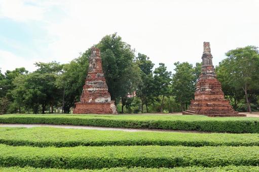 アユタヤ遺跡 アユタヤ遺跡 タイ,ワット・マハタート,アユタヤの写真素材