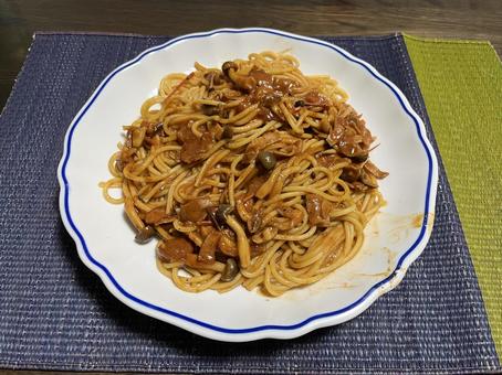 トマトスパゲティ トマトスパゲティ スパゲティ,パスタ,めん類の写真素材