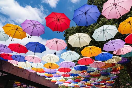 umbrella sky, नीला आकाश, खाली, छाता आकाश, JPG