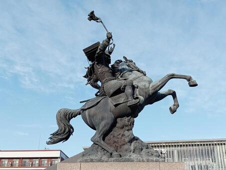 島津義弘像 島津義弘像,島津義弘,島津家の写真素材