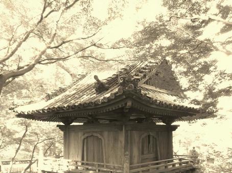 徳島県-丈六寺-鐘楼 徳島県-丈六寺-鐘楼 丈六寺,寺,瑞麟山の写真素材
