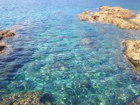 Photo, sea, emerald green, landscape, 