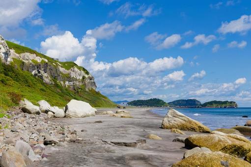 イタンキ浜 イタンキ浜 イタンキ浜,海,海岸の写真素材