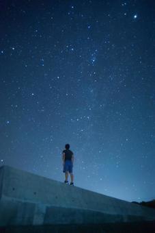 星空観察 星空観察の写真