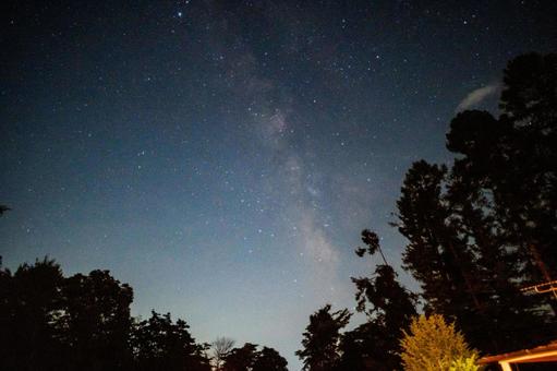 初夏の天の川 in 八ヶ岳 初夏の天の川 in 八ヶ岳 星空,天の川,夜景の写真素材