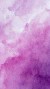 スモーキーな紫の水彩背景の写真
