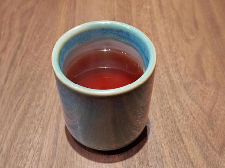 お茶 茶,ほうじ茶,湯呑の写真素材