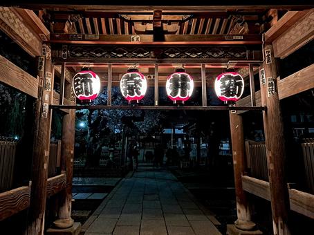 新井山・梅照院 新井薬師,新井山,梅照院の写真素材