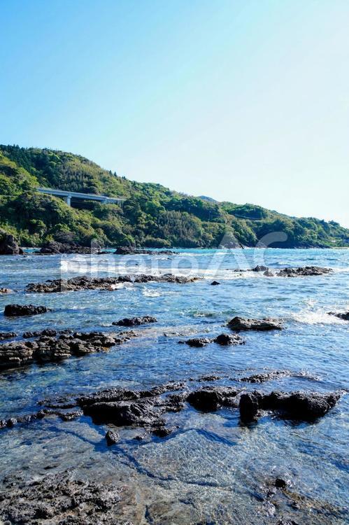 島根・松江美保関の惣津海岸 美保関,惣津海岸,砂浜の写真素材