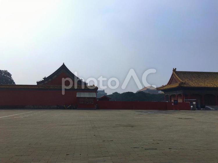 中国・北京の朝「広大な紫禁城を散策」 中国,北京,紫禁城の写真素材