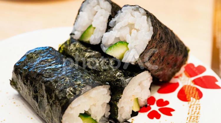 かっぱ巻き 寿司,かっぱ巻き,巻き寿司の写真素材