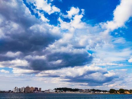 Photo, enoshima, shonan, sea, 