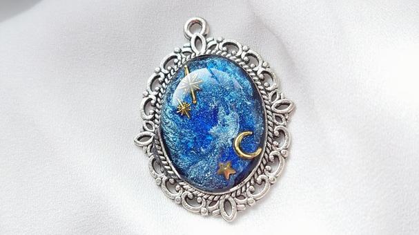 アンティークアクセサリー ペンダント,アンティーク,手作りの写真素材